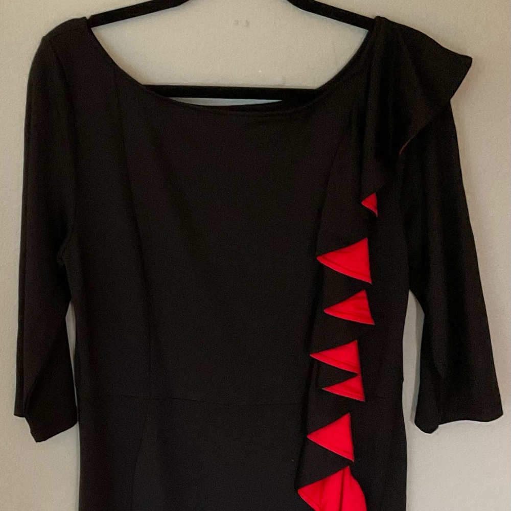 Very nice black dress.